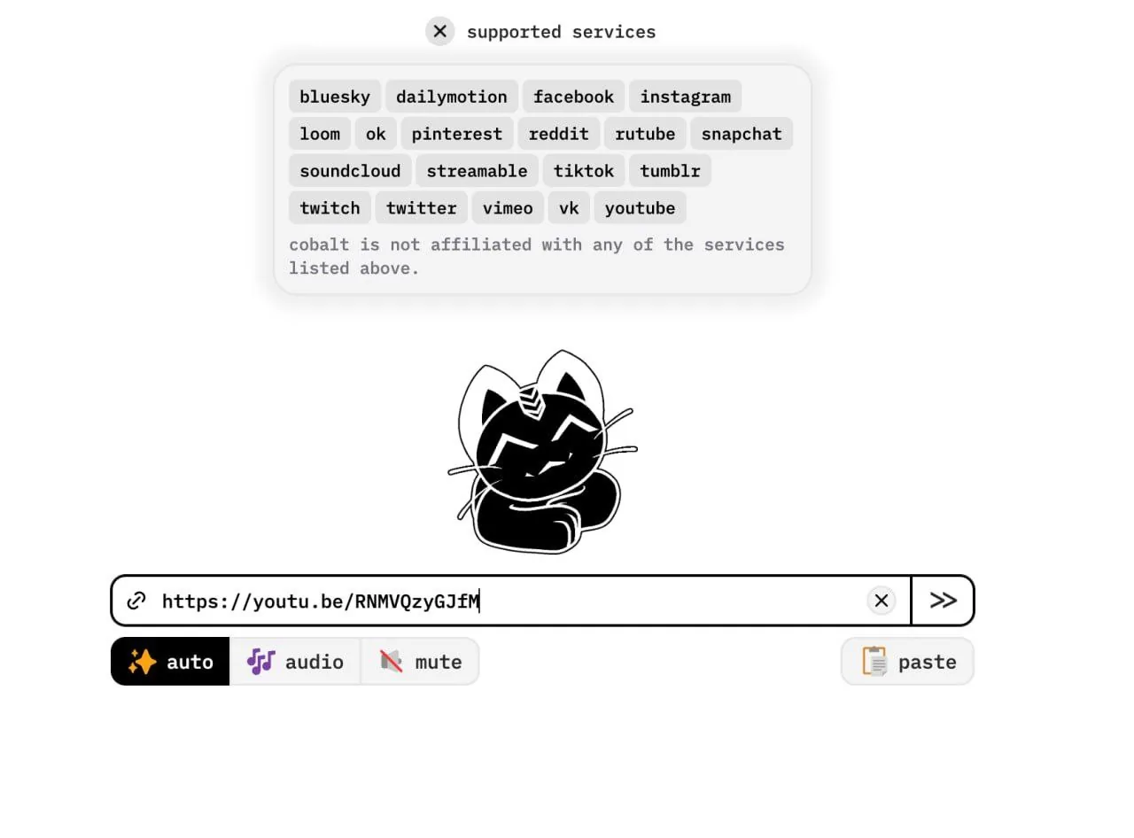 Cobalt.tools: найпростіший безкоштовний сервіс для завантаження відео з YouTube, Instagram та інших
