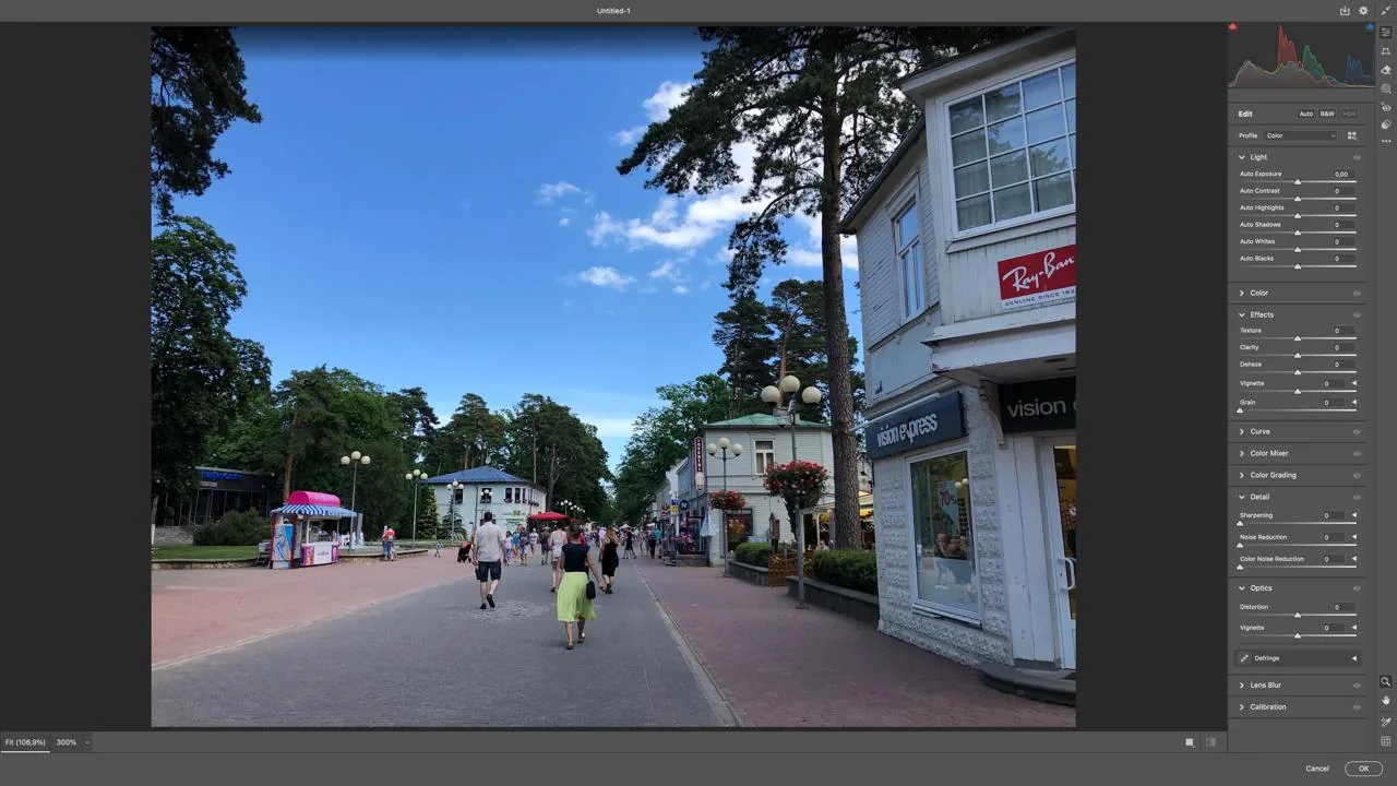 Adobe Camera Raw 17.3: ШІ-видалення людей та відображень у Tech Preview