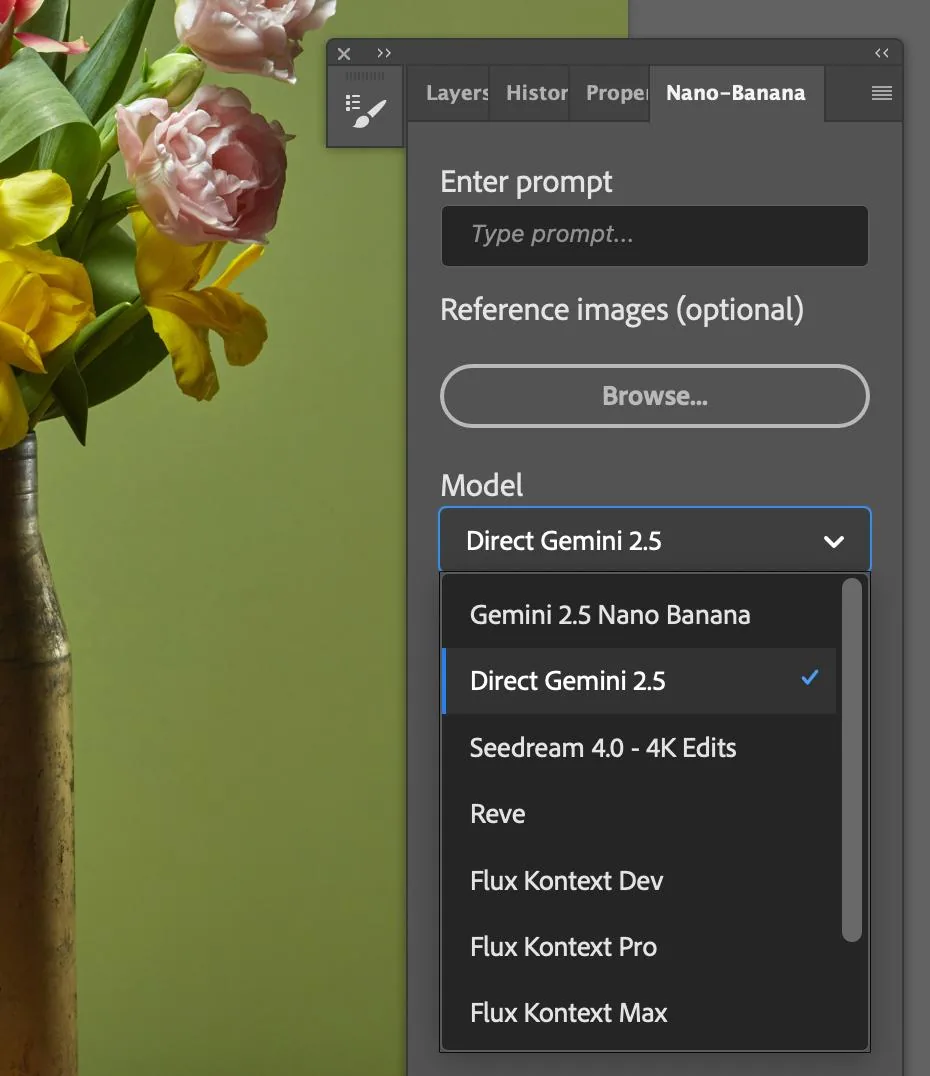 Nano Banana для Photoshop: скрипт оновився до плагіна з прямим API Google