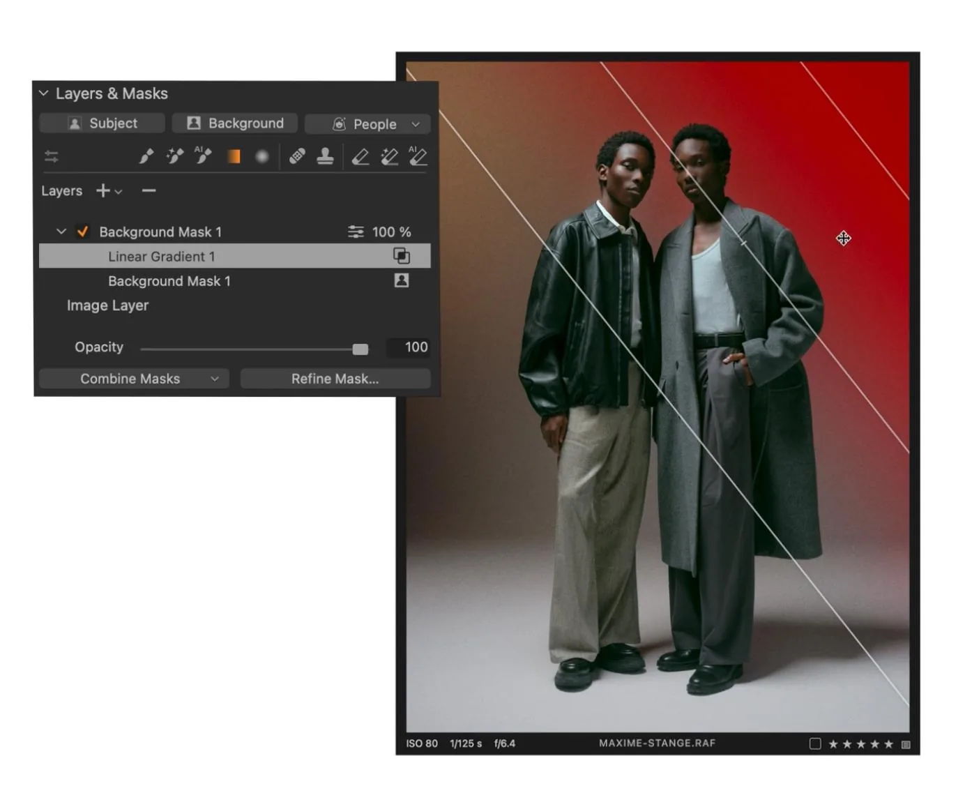 Capture One 16.7: нова функція Combine Masks для комбінування масок