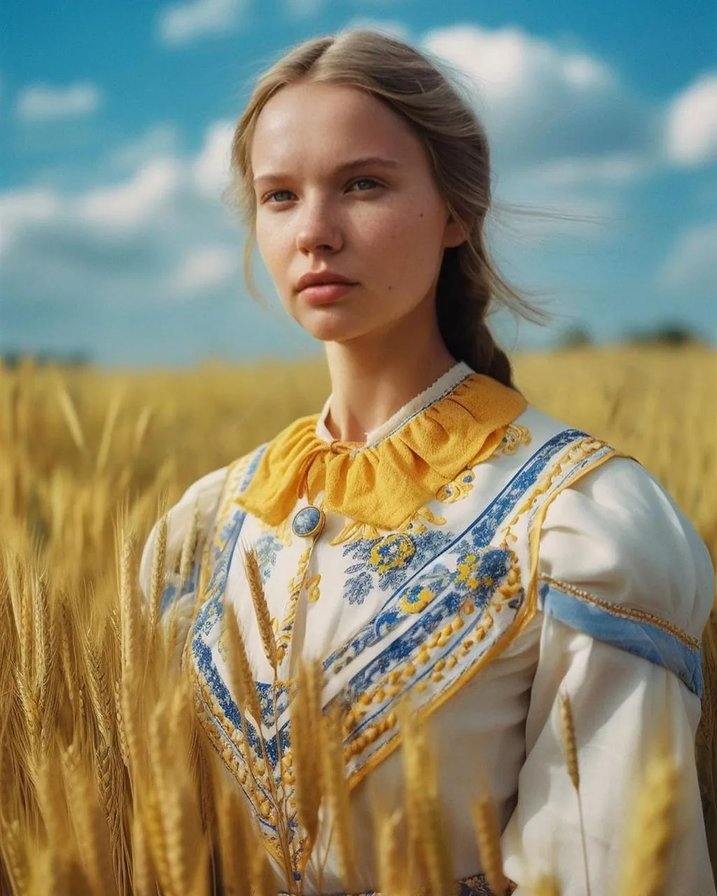 Українська фотографка Олена Данилюк відтворила стародавній одяг Карпат за допомогою ШІ