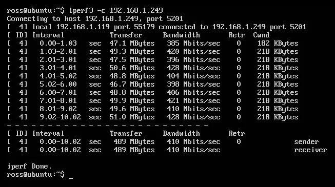 iperf3: як виміряти швидкість передачі даних у локальній мережі (Wi-Fi vs Ethernet)