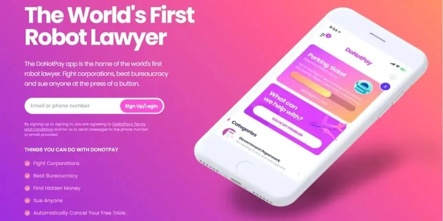DoNotPay: «робот-адвокат» виявився шахрайством і виплатив $193 000 FTC