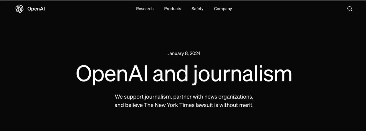 Судові позови проти OpenAI за навчання на текстах: позиція NYT і відповідь OpenAI